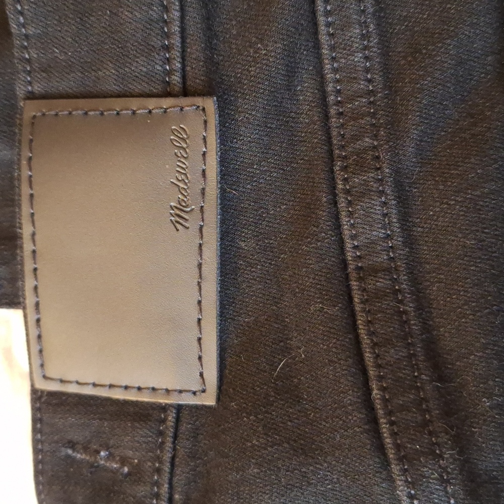 Madewell Roadtrip Size 24 Black Skinny - Picture 3 of 8